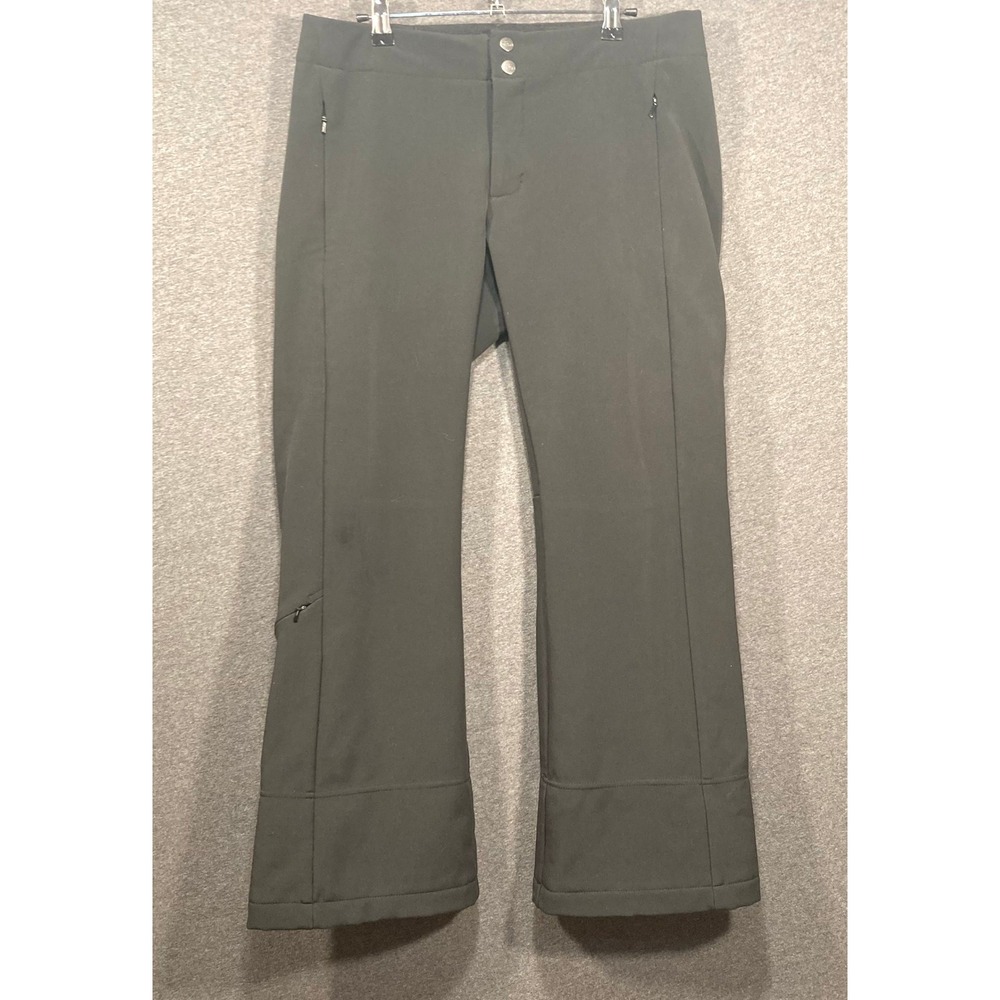 The North Face Womens Black‎ Softshell Fleece Lined Snow Pants Short Size M M/M